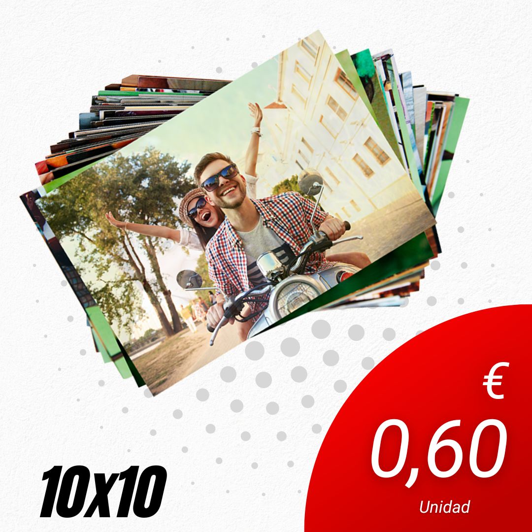 precio foto 10x10